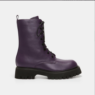 My Purple Combat Boots