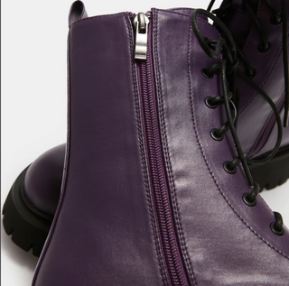 My Purple Combat Boots